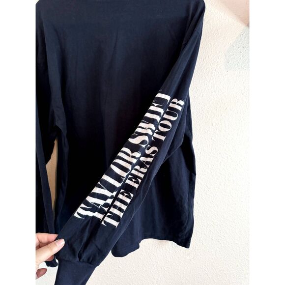 Taylor Swift Eras Tour Official Merch Blue Long Sleeve Tee Medium Tshirt - Picture 3 of 5